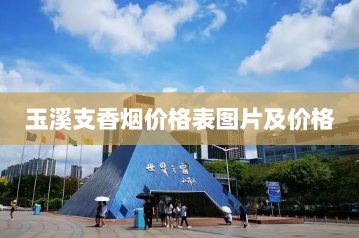 玉溪支香烟价格表图片及价格