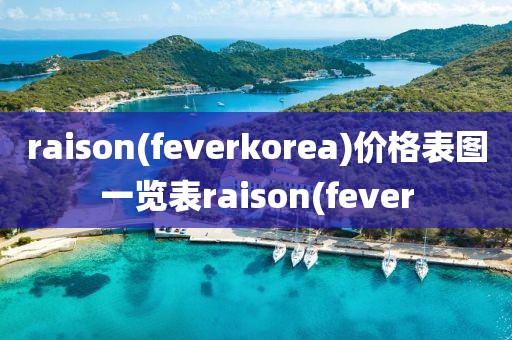 raison(feverkorea)价格表图一览表raison(fever