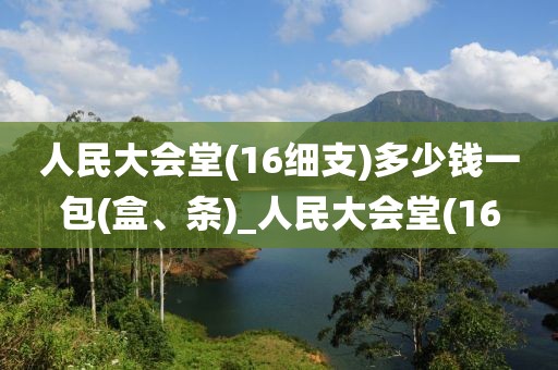 人民大会堂(16细支)多少钱一包(盒、条)_人民大会堂(16