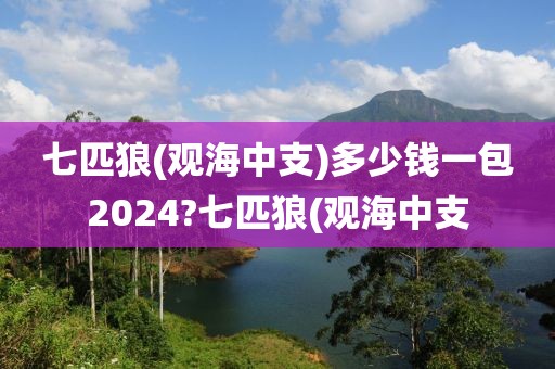 七匹狼(观海中支)多少钱一包2024?七匹狼(观海中支