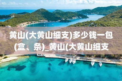 黄山(大黄山细支)多少钱一包(盒、条)_黄山(大黄山细支