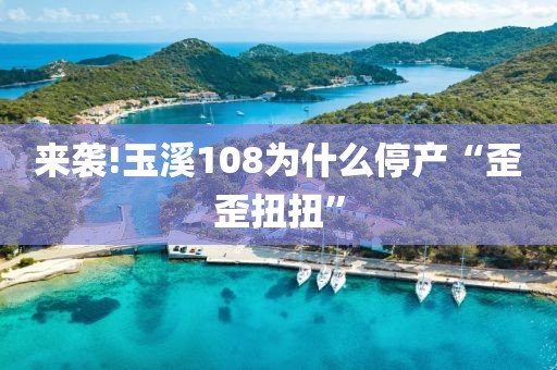 来袭!玉溪108为什么停产“歪歪扭扭”