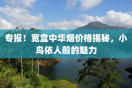 专报！宽盒中华烟价格揭秘，小鸟依人般的魅力