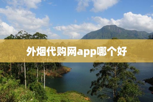 外烟代购网app哪个好