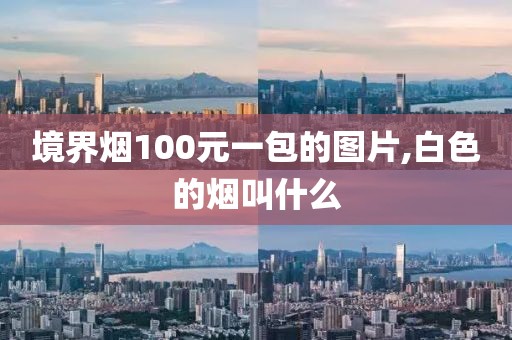 境界烟100元一包的图片,白色的烟叫什么