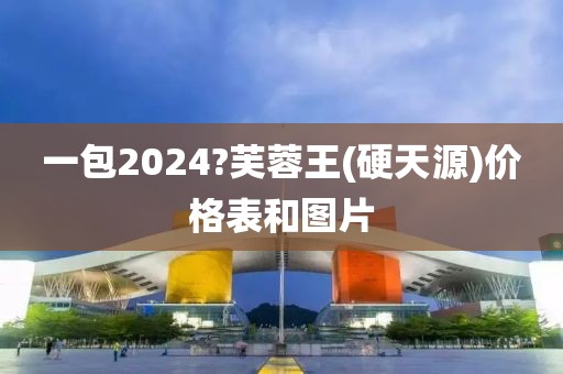 一包2024?芙蓉王(硬天源)价格表和图片