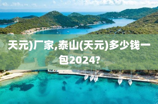 天元)厂家,泰山(天元)多少钱一包2024?