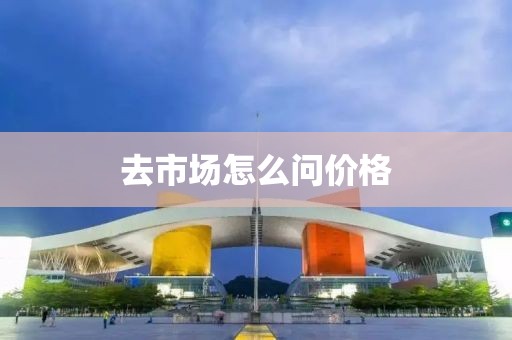 去市场怎么问价格