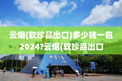 云烟(软珍品出口)多少钱一包2024?云烟(软珍品出口