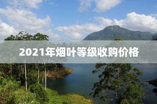 2021年烟叶等级收购价格